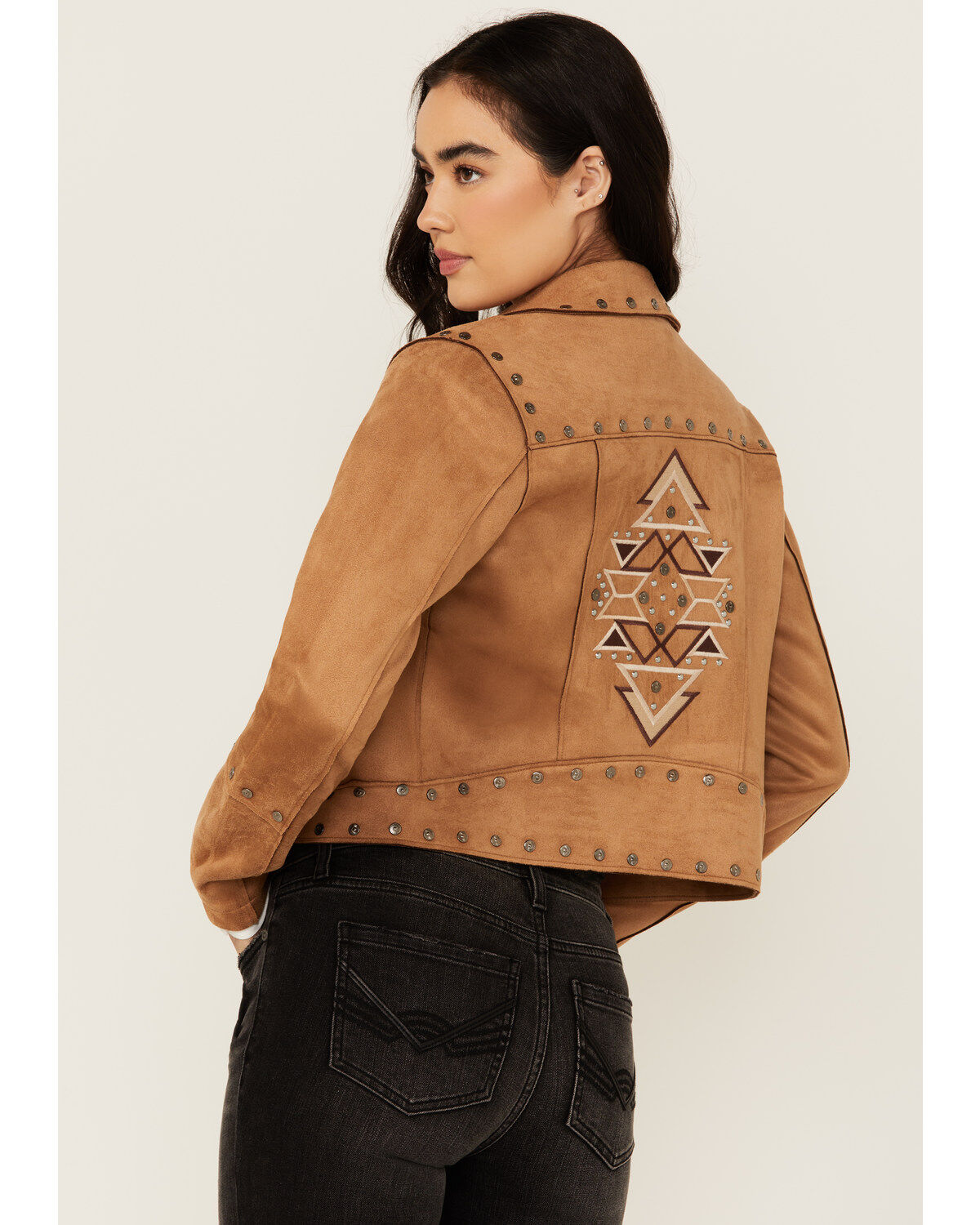 Women's Idyllwind Yorkshire Studded And Embroidered Moto Jacket