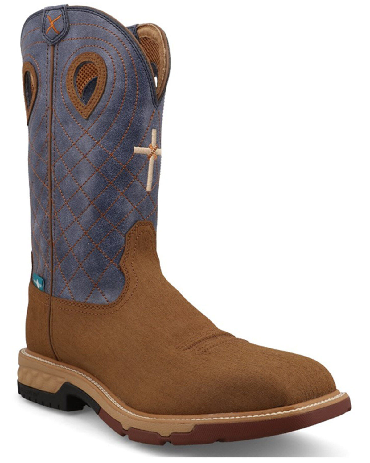 Men's Twisted X 12" Waterproof Western Work Boots - Alloy Toe