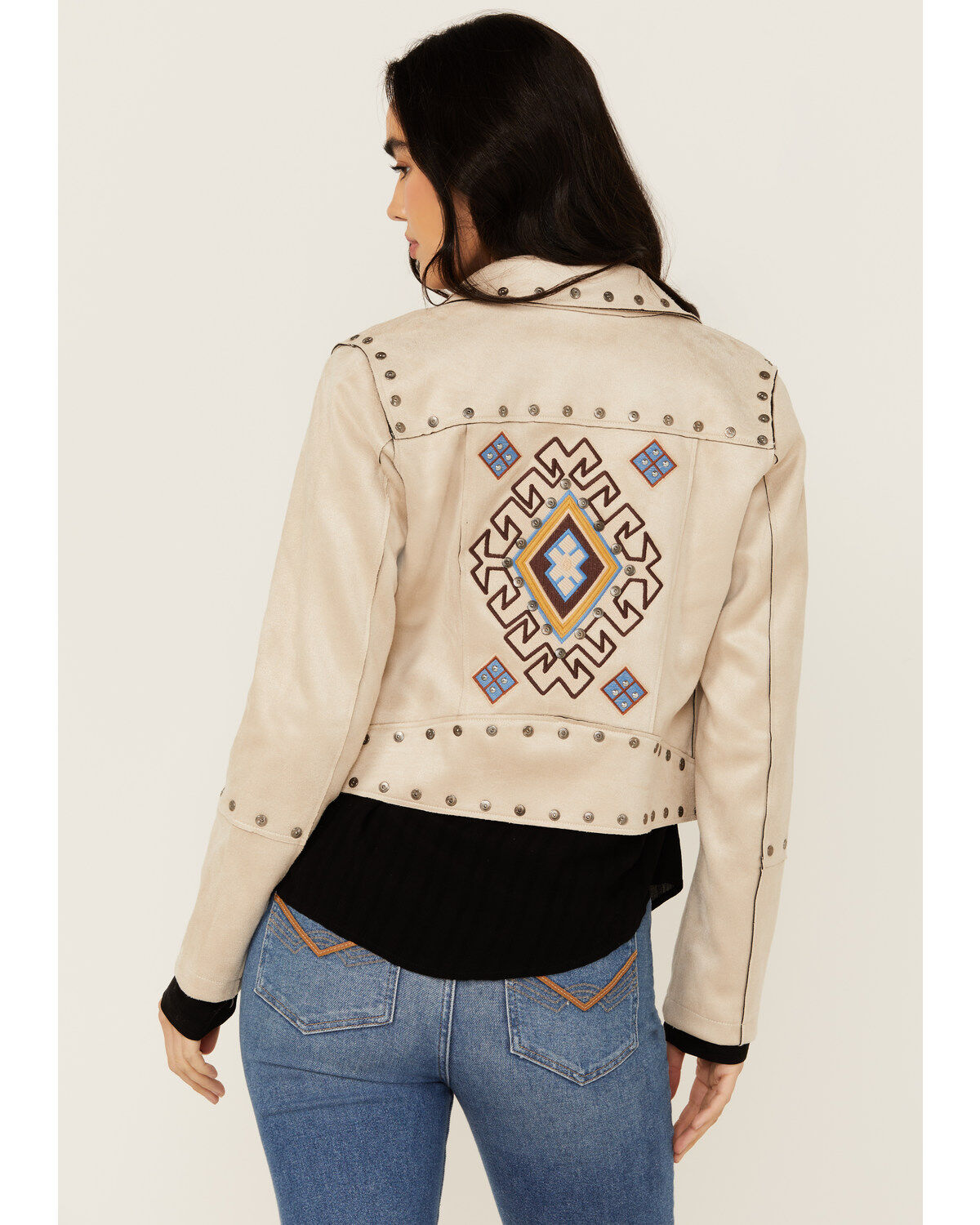 Women's Idyllwind Yorkshire Studded And Embroidered Moto Jacket
