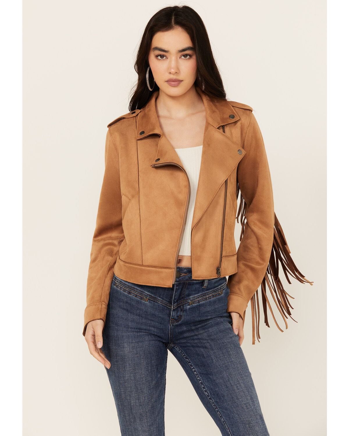 Women's Idyllwind Boxcroft Fringe Moto Jacket
