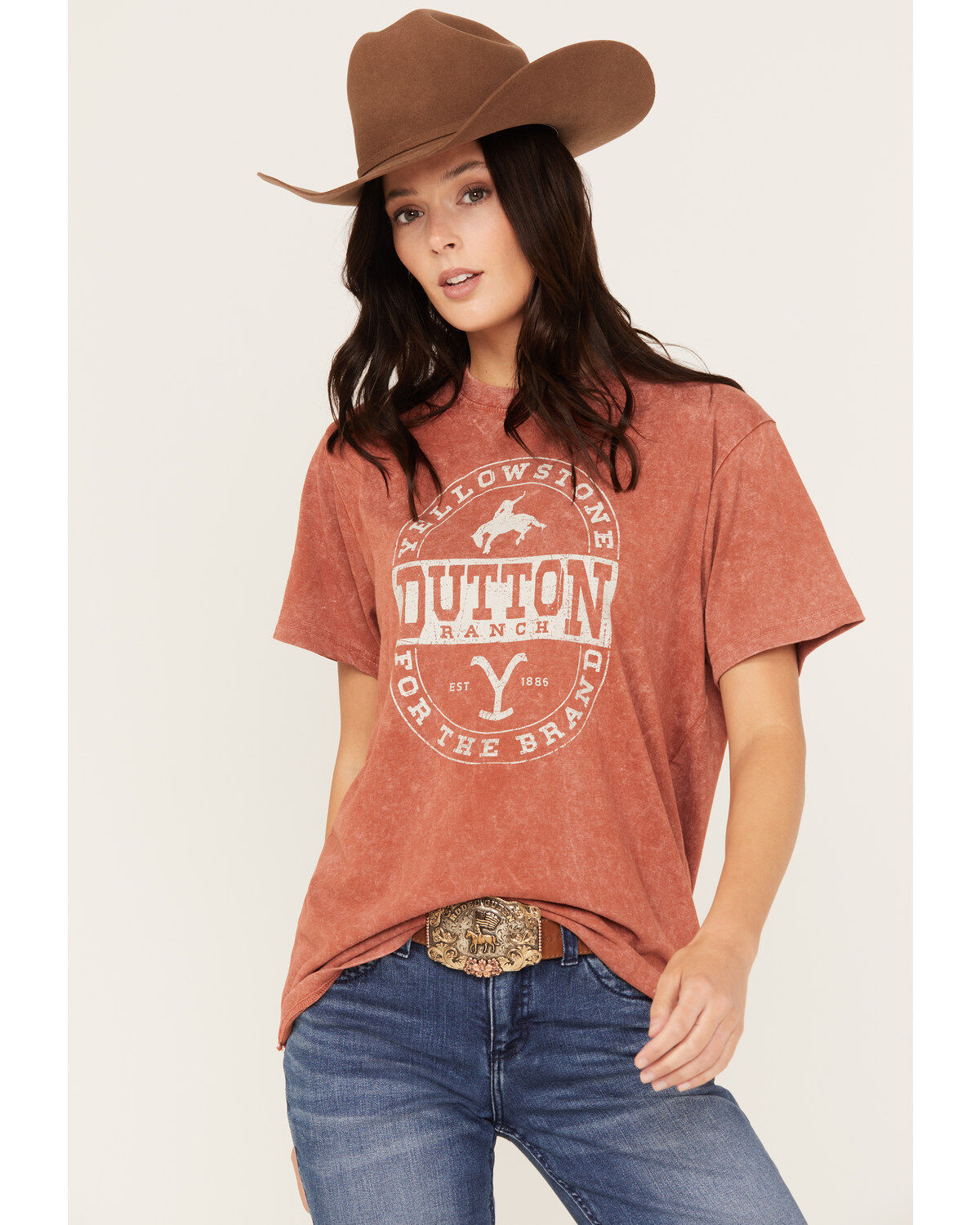 Women's Yellowstone Paramount Network's For The Brand Short Sleeve Gra