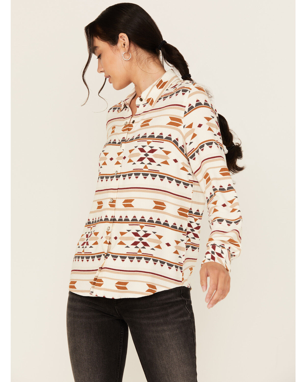 Women's Idyllwind Maplegrove Southwestern Print Long Sleeve Western Sh