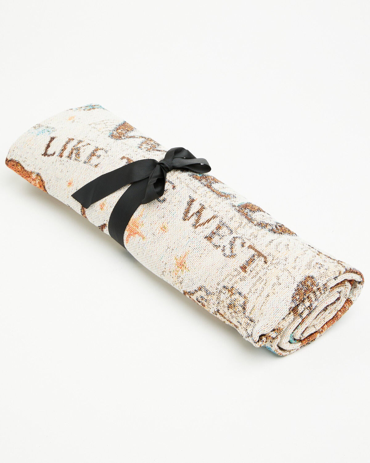 Boot Barn Wild Like The West Jacquard Throw Blanket