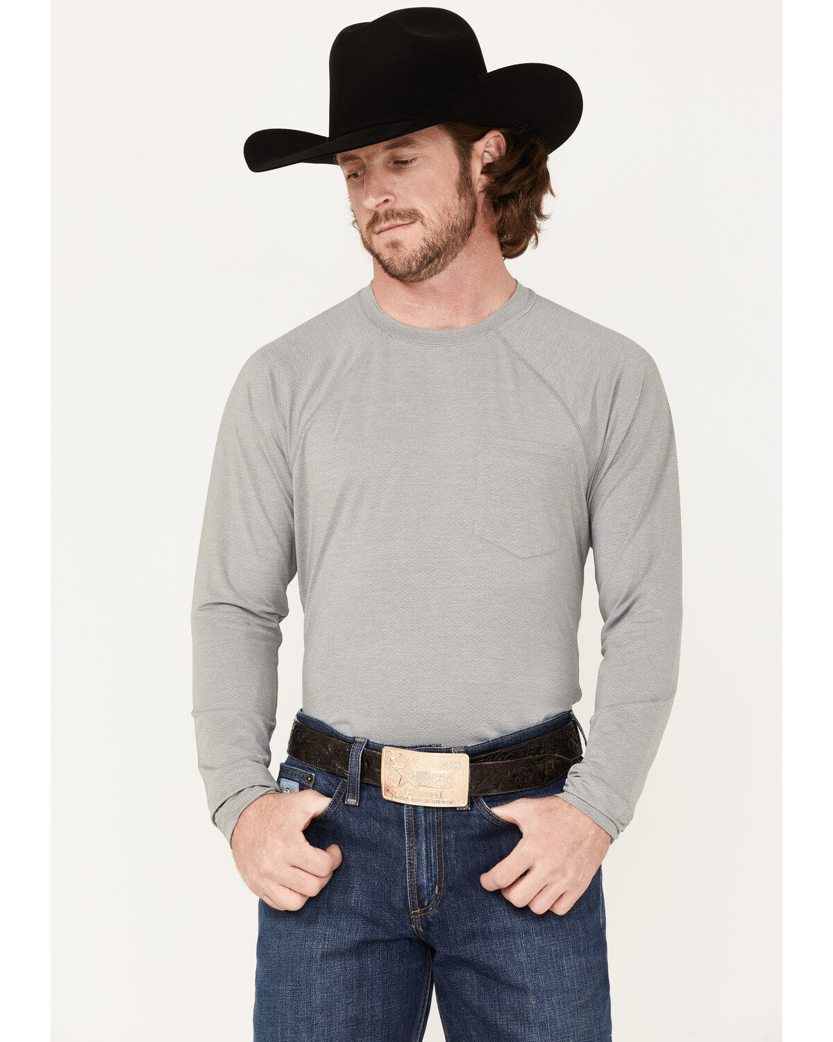 Men's RANK 45 Solid Performance Long Sleeve T-Shirt