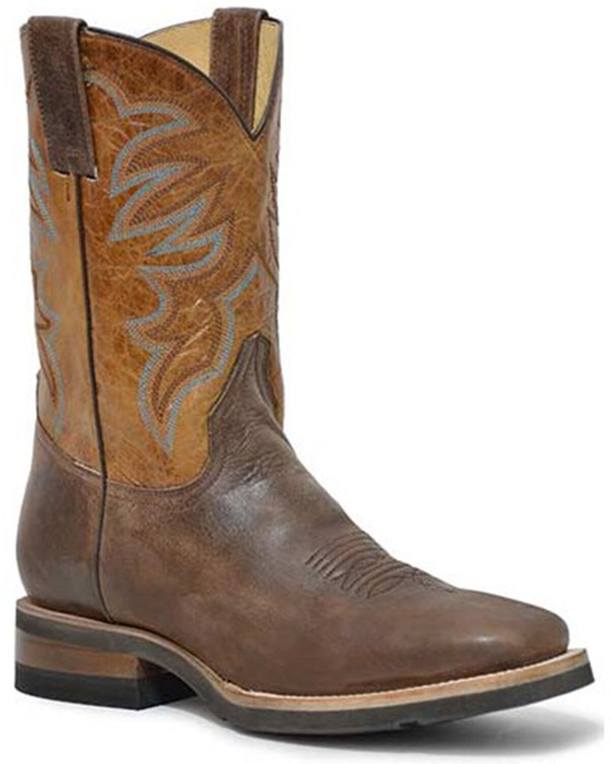 Men's Roper Work It Over Marbled Performance Western Boots - Square To