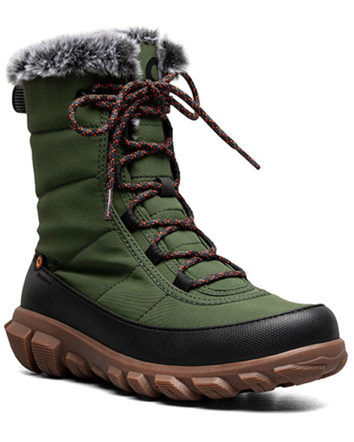 Women's Bogs Cedar Quilt Lace Waterproof Boots - Round Toe