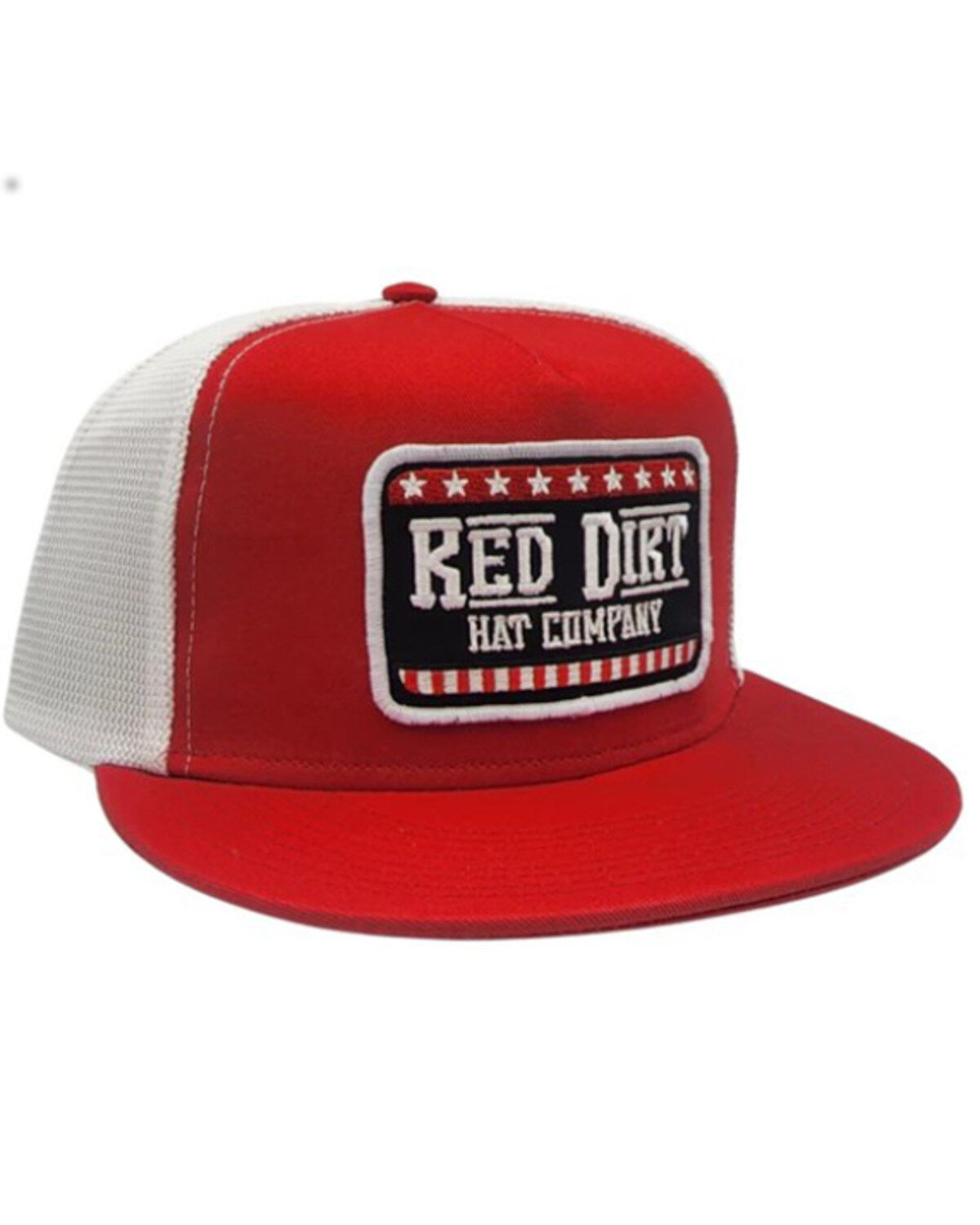 Men's Red Dirt Hat Stars And Stripes Ball Cap