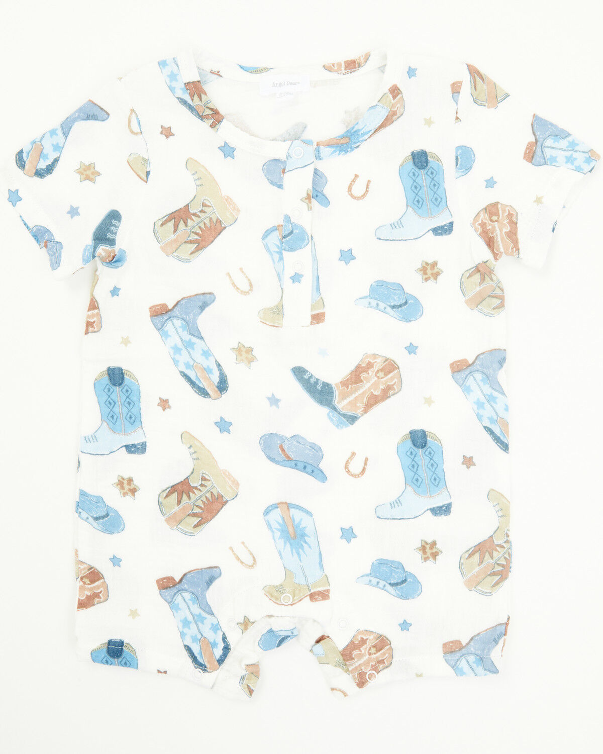 Boys' Angel Dear Infant Cowboy Boots Henley Shortall