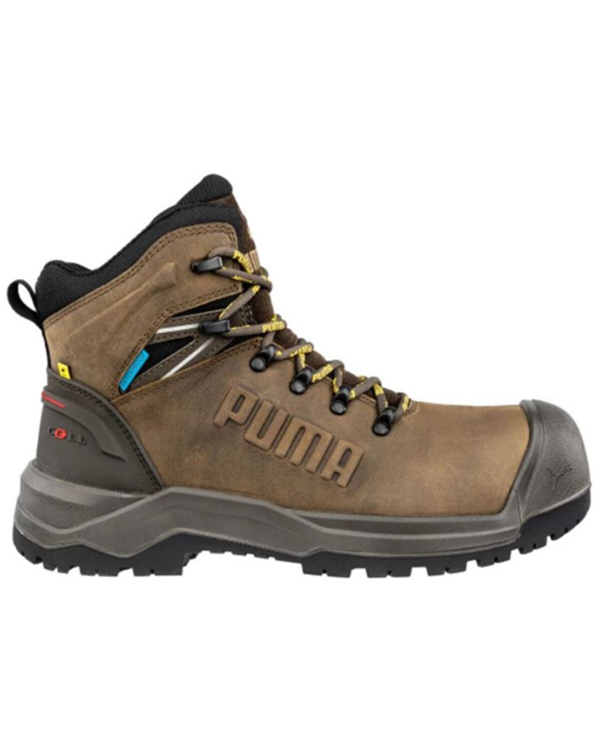 Men's Puma Safety Iron HD Mid Waterproof Work Boots - Composite Toe