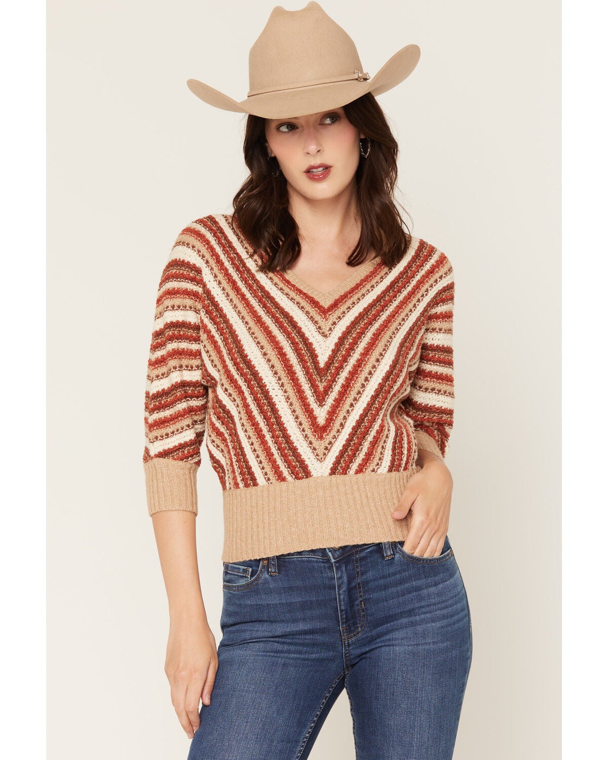 Women's Shyanne Vera Striped Dolman Sweater