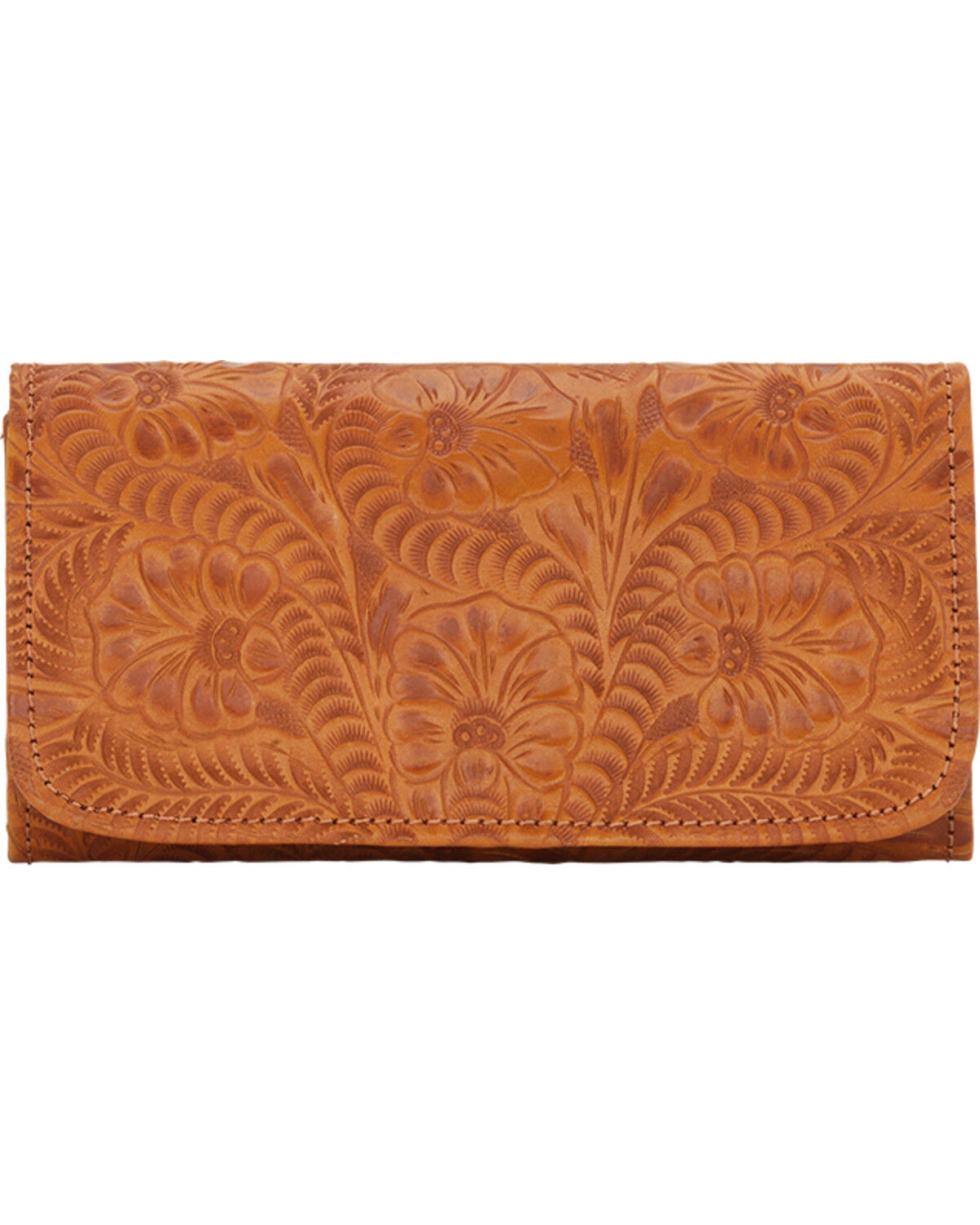 Women's American West Tri-Fold Wallet with Snap Closure