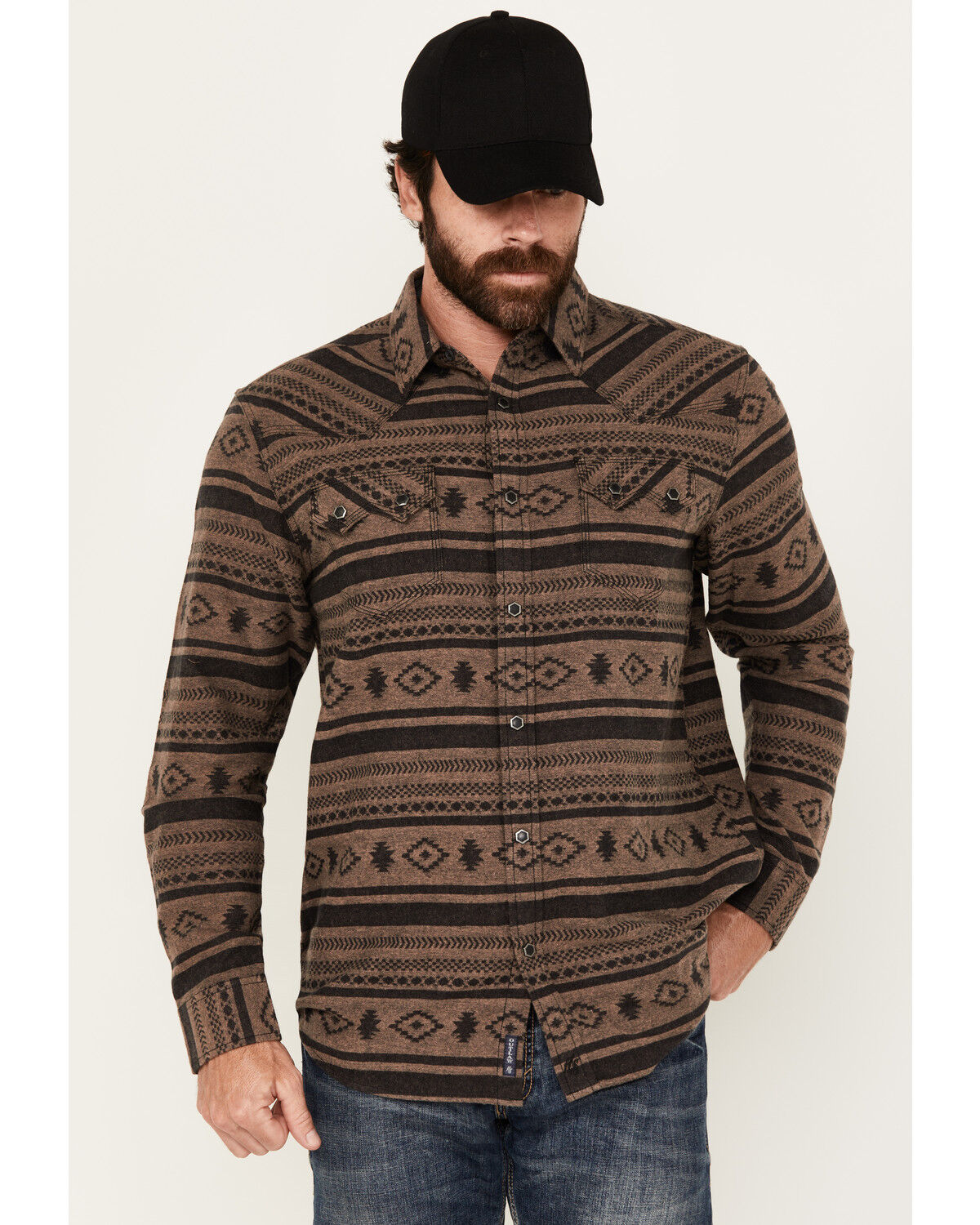 Men's Moonshine Spirit Deer Valley Southwestern Striped Long Sleeve Sn