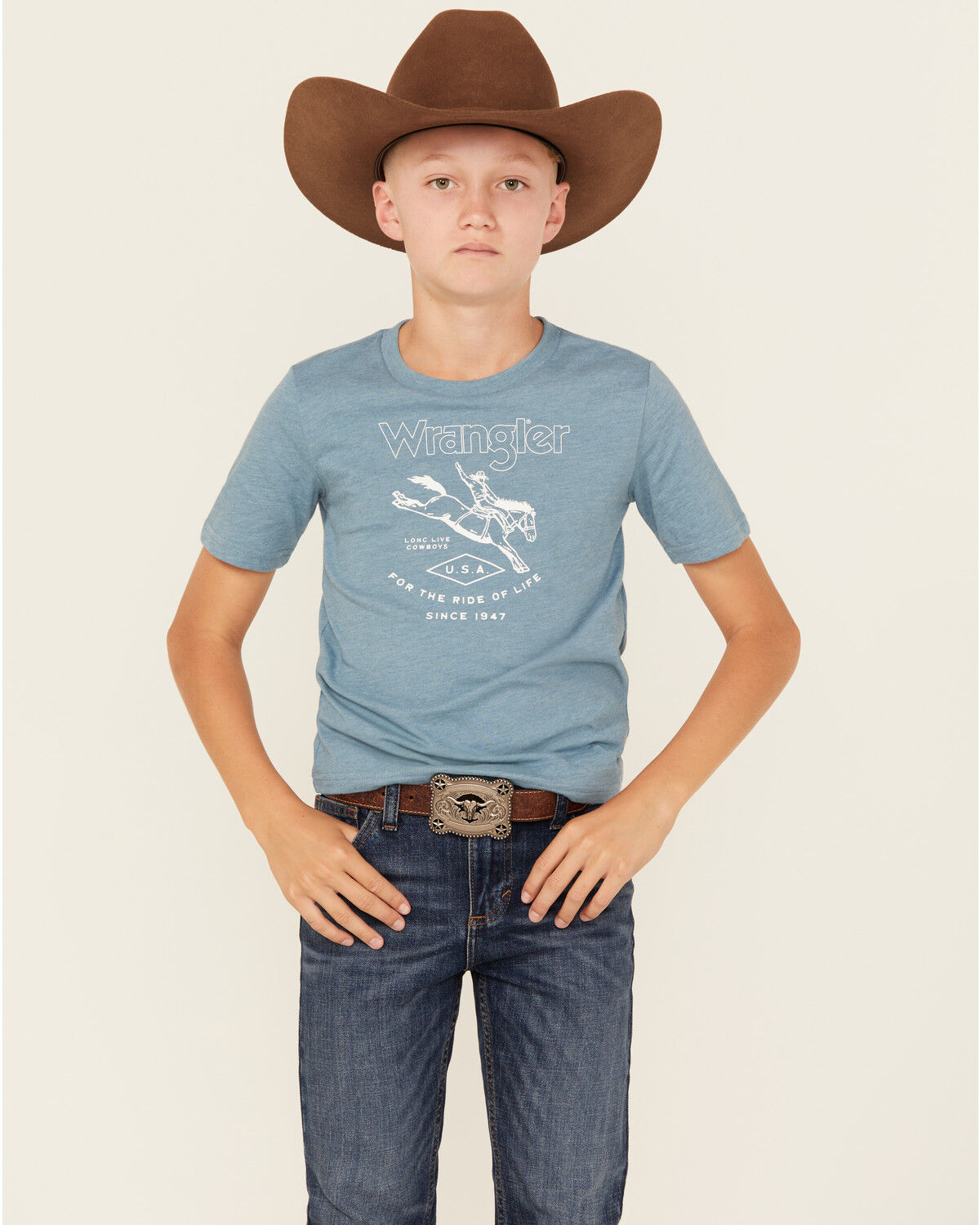 Boys' Wrangler Ride Of Life Short Sleeve Graphic T-Shirt