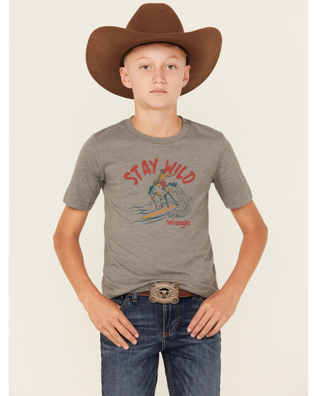 Boys' Wrangler Stay Wild Short Sleeve Graphic T-Shirt