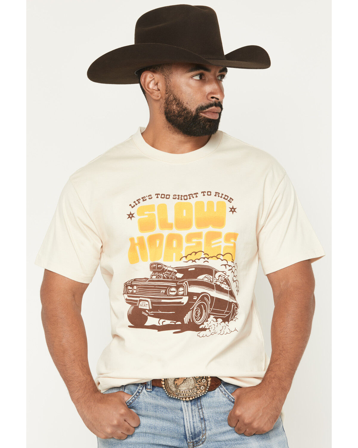 Men's Ariat X Sendero Slow Horses Short Sleeve Graphic T-Shirt