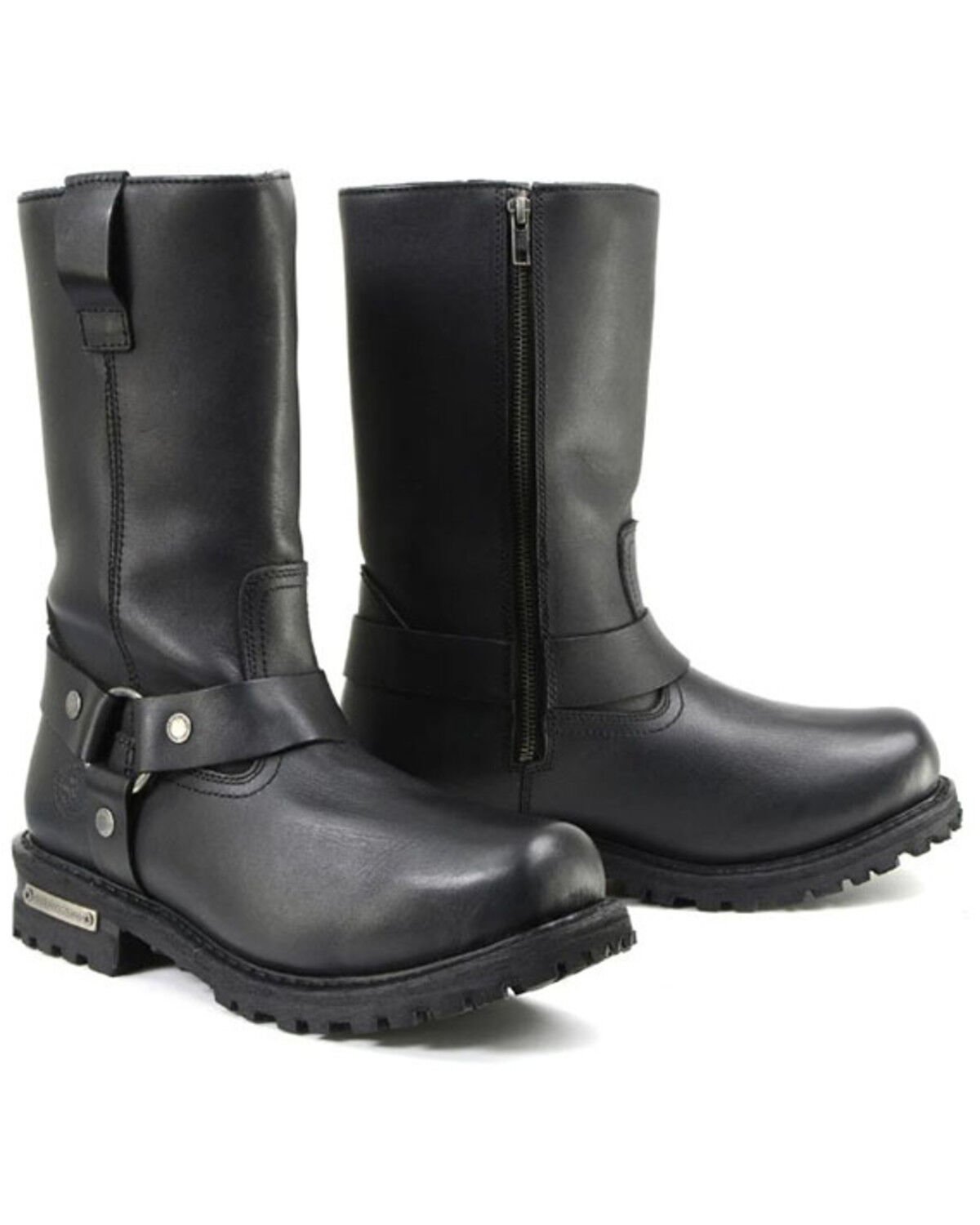Men's Milwaukee Leather 11" Waterproof Harness Boots - Square Toe