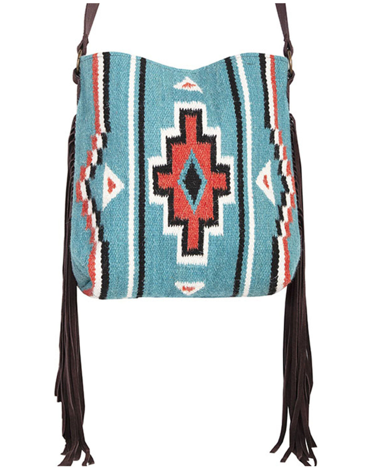 Women's Scully Southwestern Wool Shoulder Bag