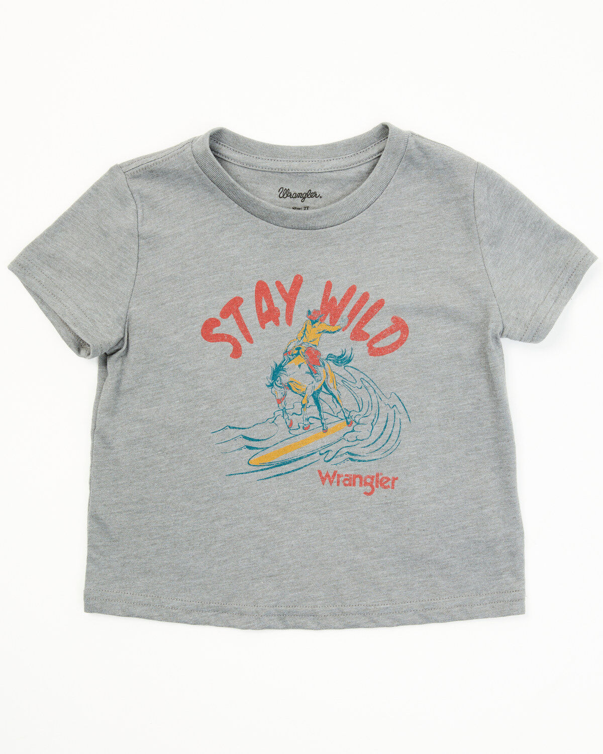Boys' Wrangler Toddler Stay Wild Short Sleeve Graphic T-Shirt