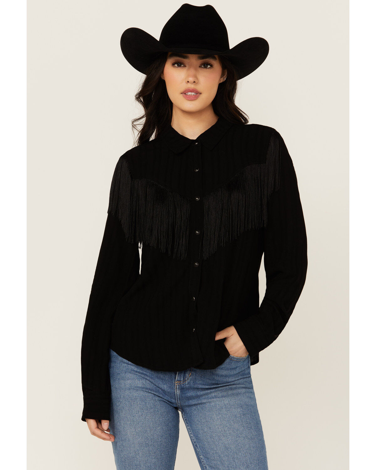 Women's Idyllwind Etta Fringe Long Sleeve Snap Western Shirt