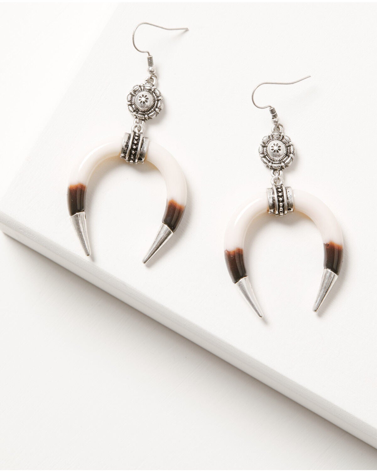 Women's Idyllwind Bone Crescent Statement Earrings