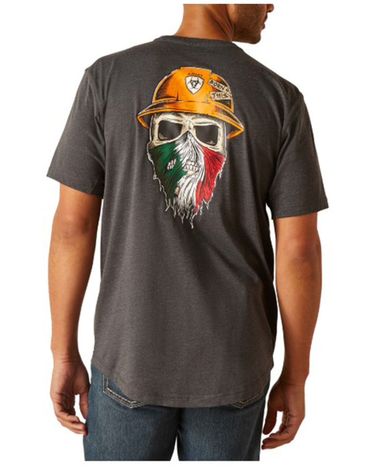 Men's Ariat Born Rebar Workman Short Sleeve Graphic T-Shirt