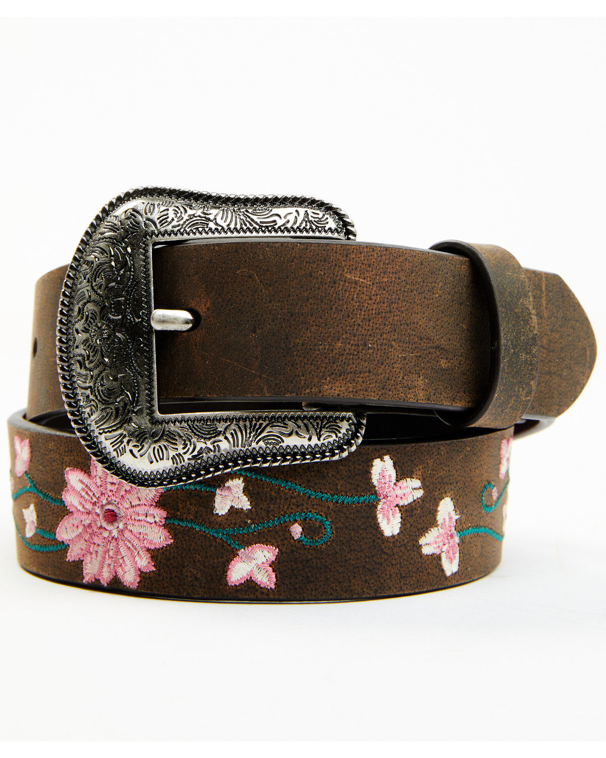 Girls' Shyanne Floral Embroidered Belt