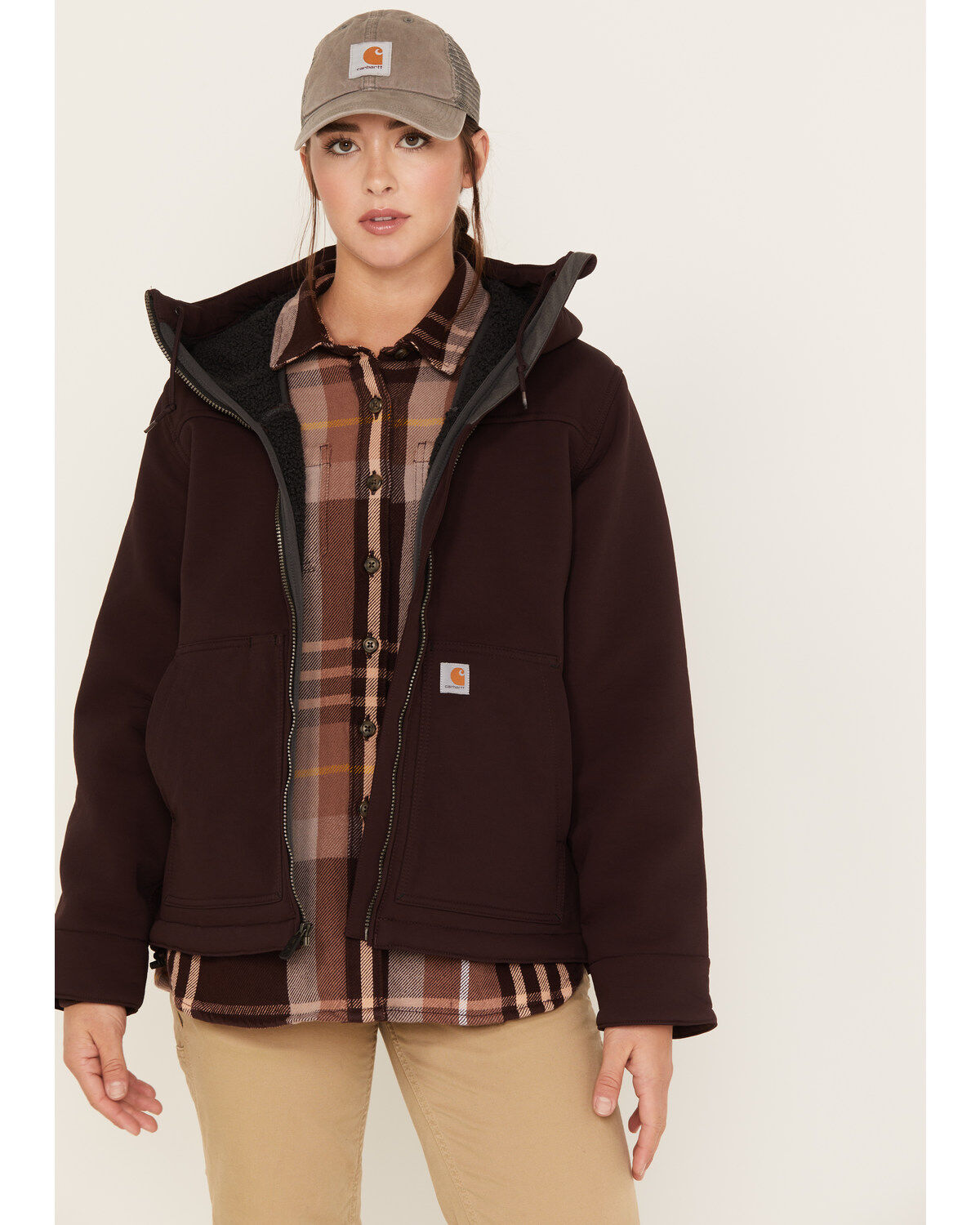 Women's Carhartt Super Dux Relaxed Fit Sherpa-Lined Active Jacket
