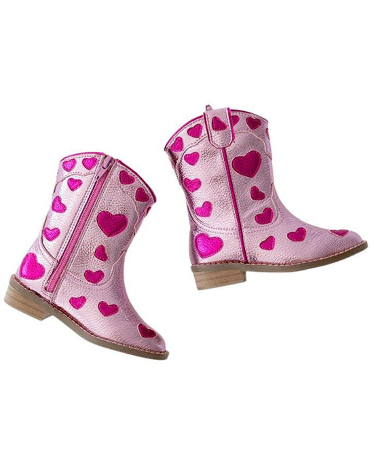 Girls' Wild + Rae Toddler Lovestruck Western Boots - Round Toe