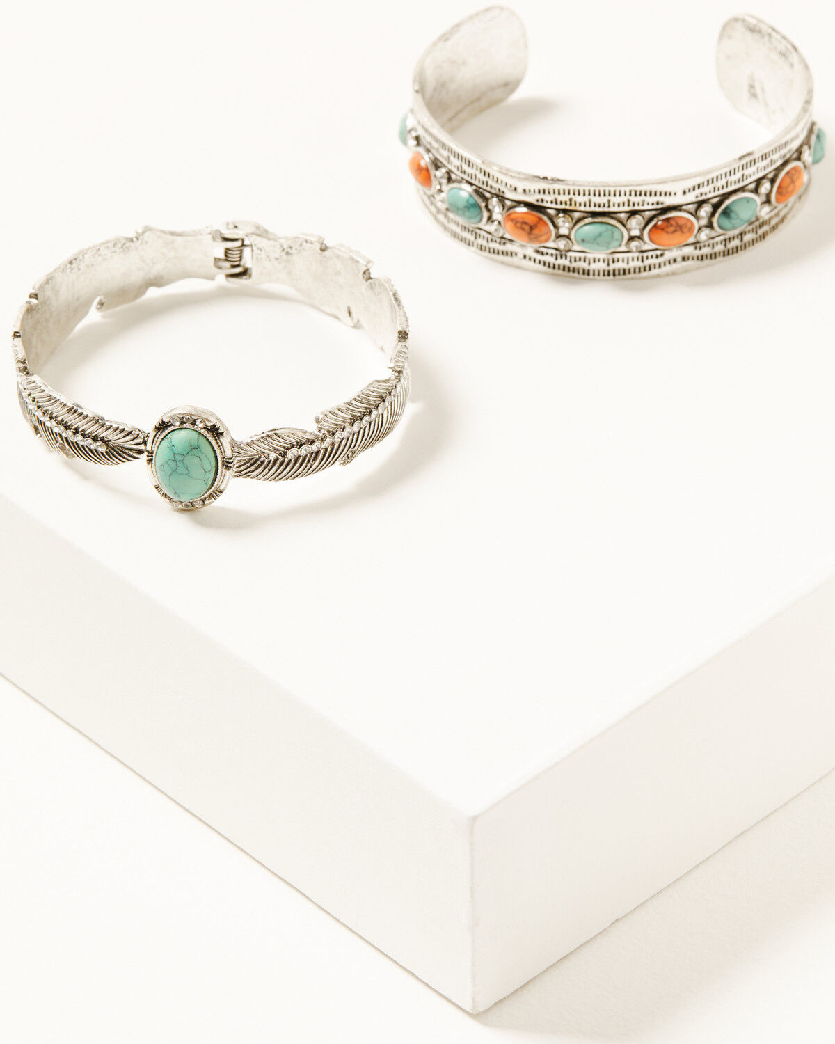 Women's Shyanne Antique Silver Bracelet Set
