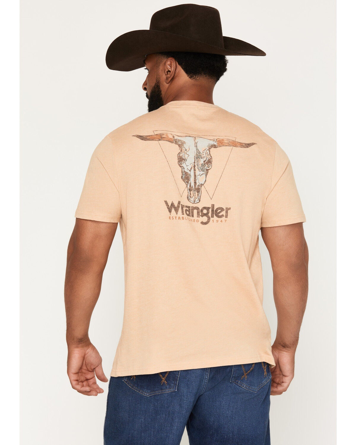 Men's Wrangler High Desert Skull Short Sleeve Graphic T-Shirt