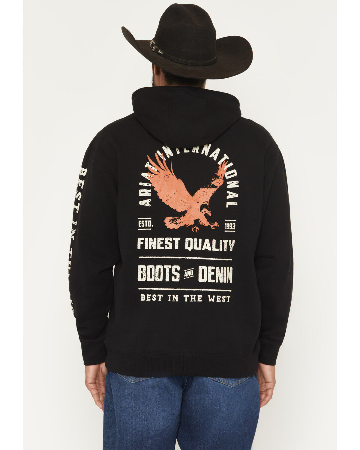 Men's Ariat Eagle Graphic Hooded Sweatshirt