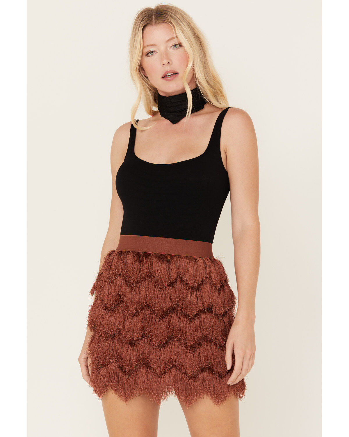 Women's Shyanne Fringe Flapper Mini Skirt