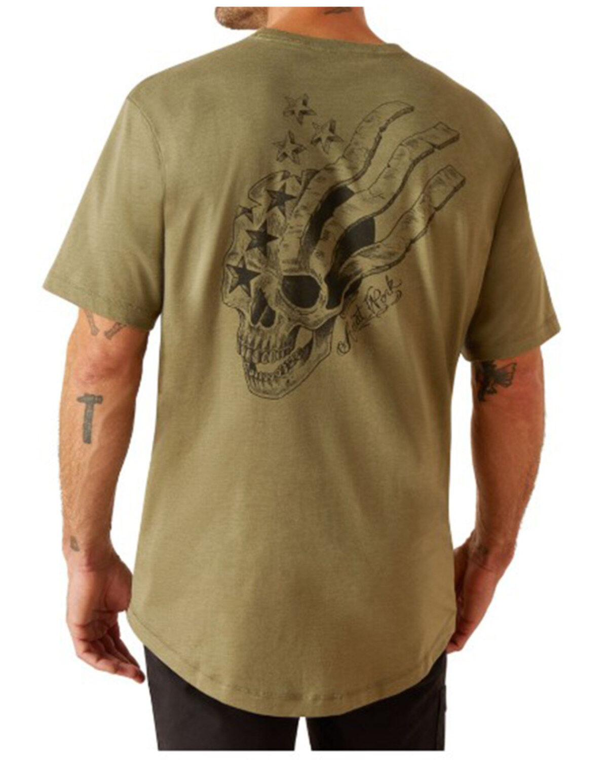 Men's Ariat Rebar Workman Short Sleeve Graphic Work Pocket T-Shirt