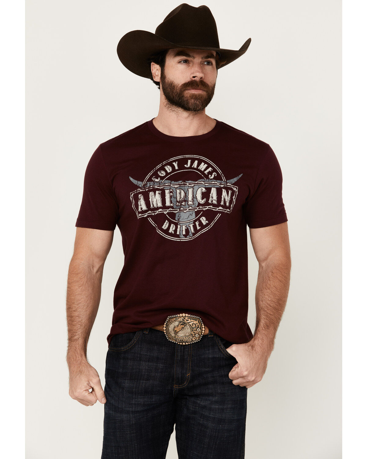 Men's Cody James Bull Banner Short Sleeve Graphic T-Shirt