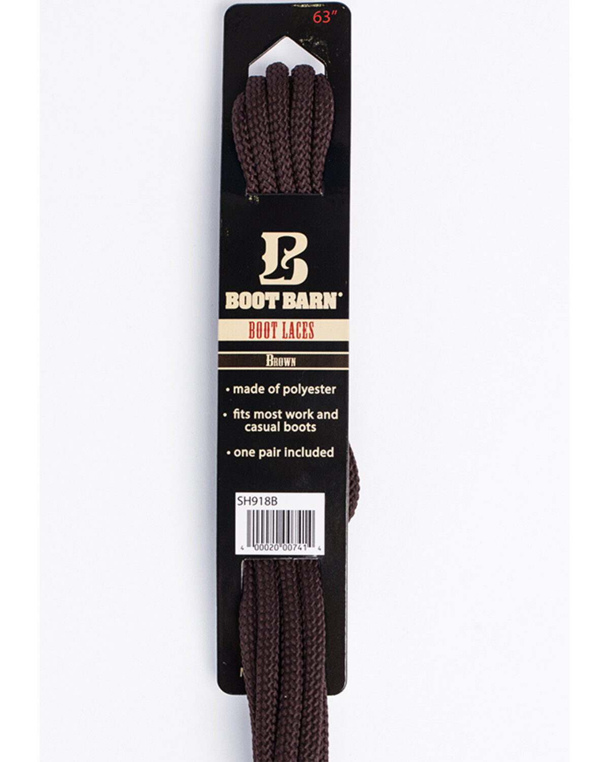 BB Ranch 63" Brown Boot Laces