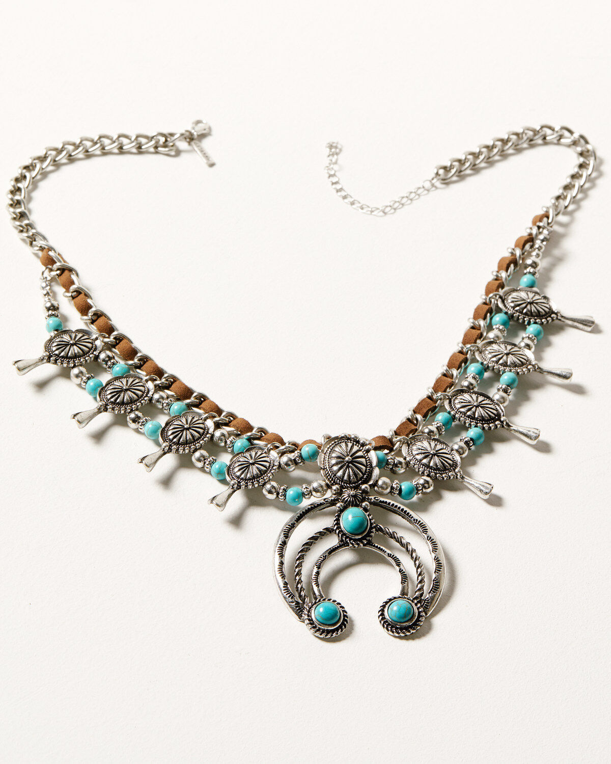 Women's Shyanne Desert Charm Squash Blossom Necklace