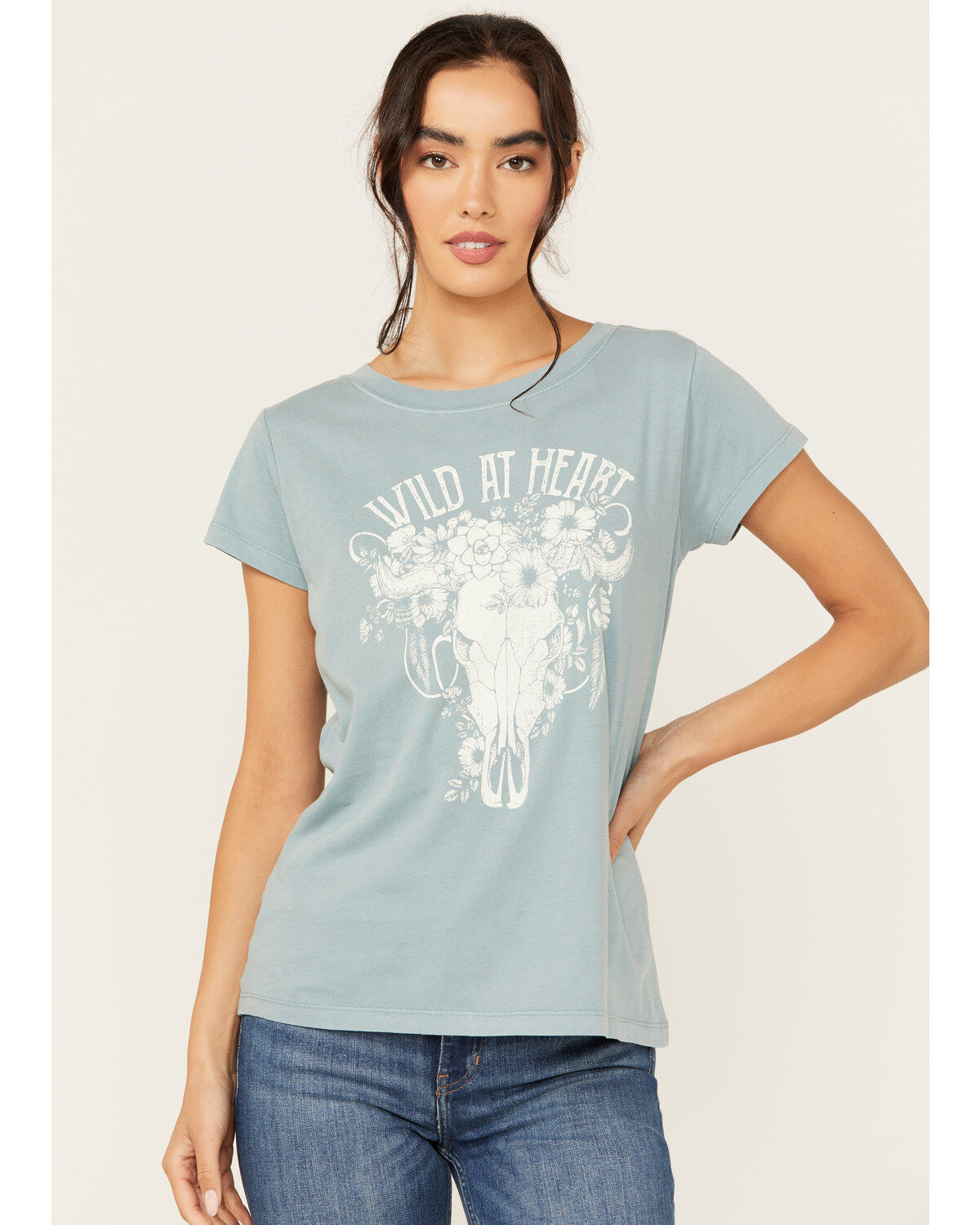 Women's Shyanne Wild At Heart Short Sleeve Graphic Tee