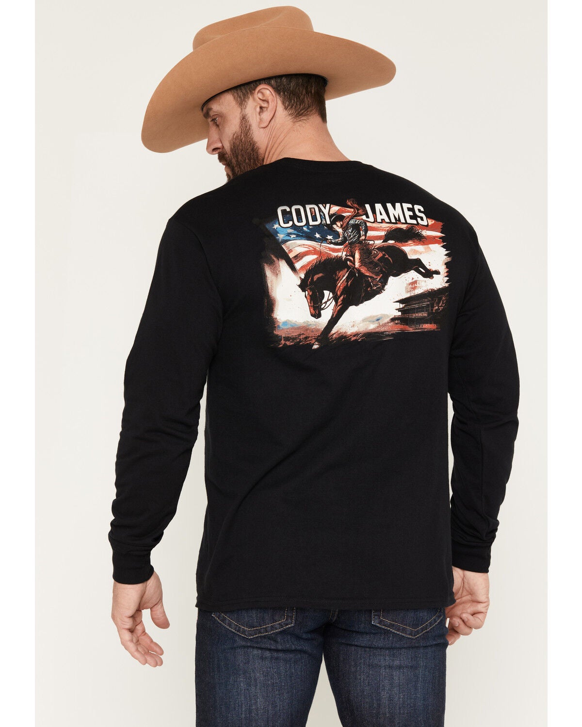 Men's Cody James American Legend Long Sleeve Graphic T-Shirt