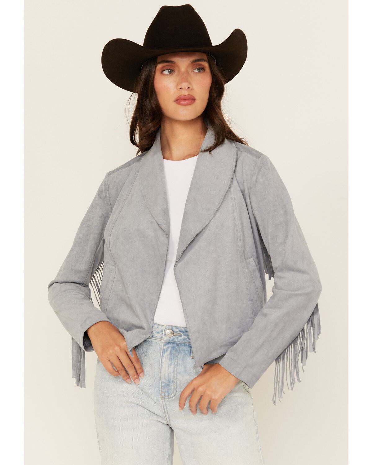 Women's Shyanne Faux Suede Fringe Jacket
