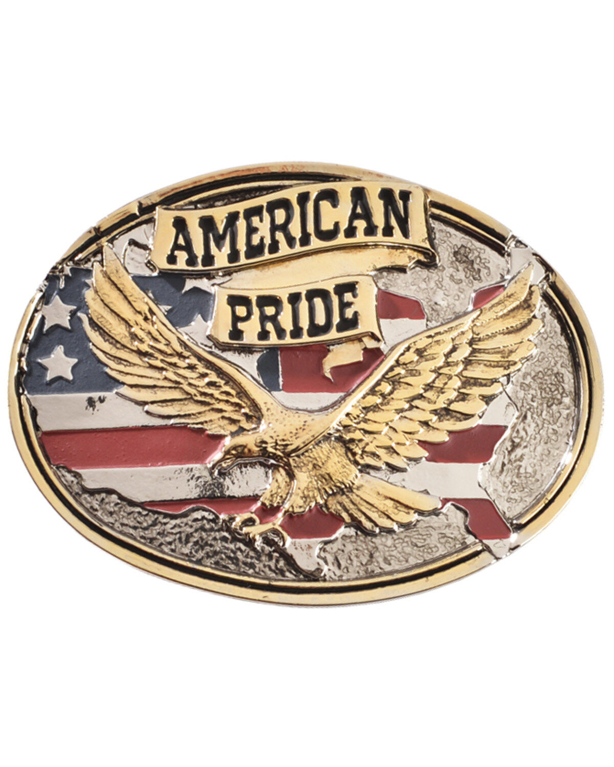 Men's Montana Silversmiths American Pride Belt Buckle