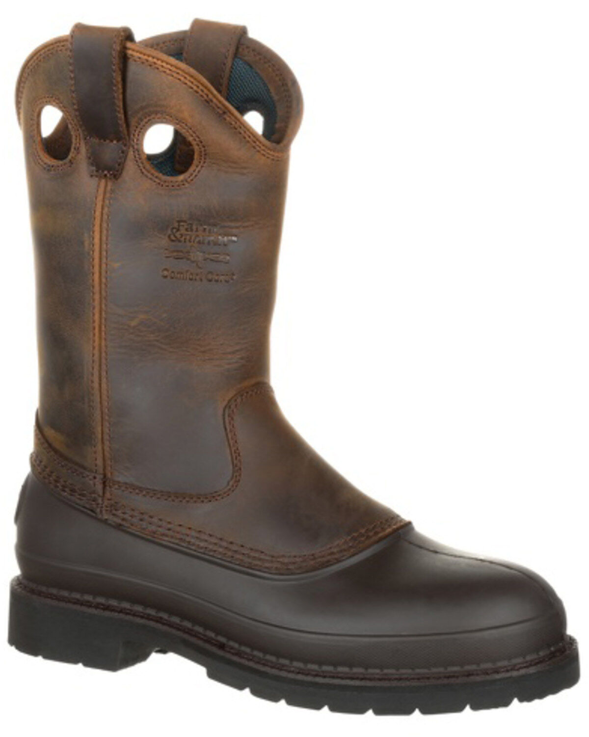 Men's Georgia Boot Mud Dog Pull On Work Boots - Soft Toe
