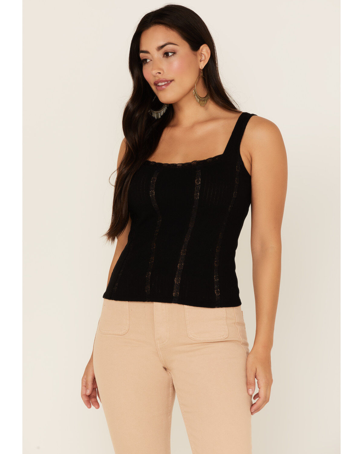 Women's Idyllwind Sparrow Pointelle Rib Lace Tank