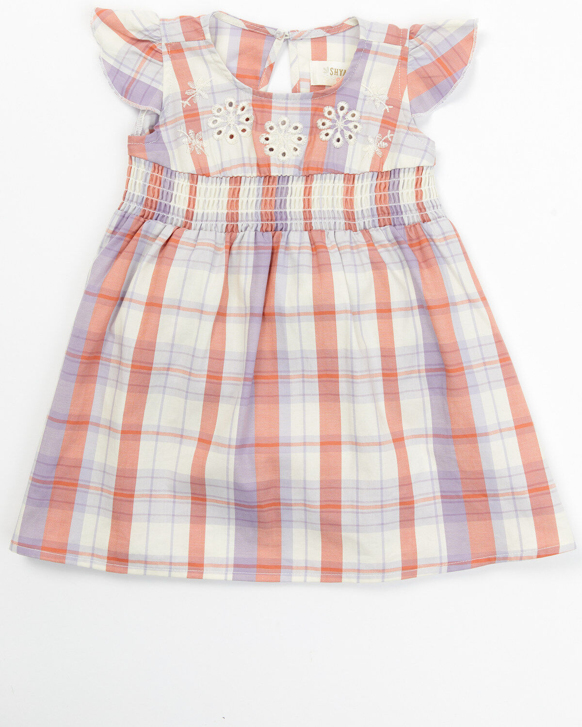 Girls' Shyanne Infant Plaid Print Dress and Diaper Cover Set - 2-Piece