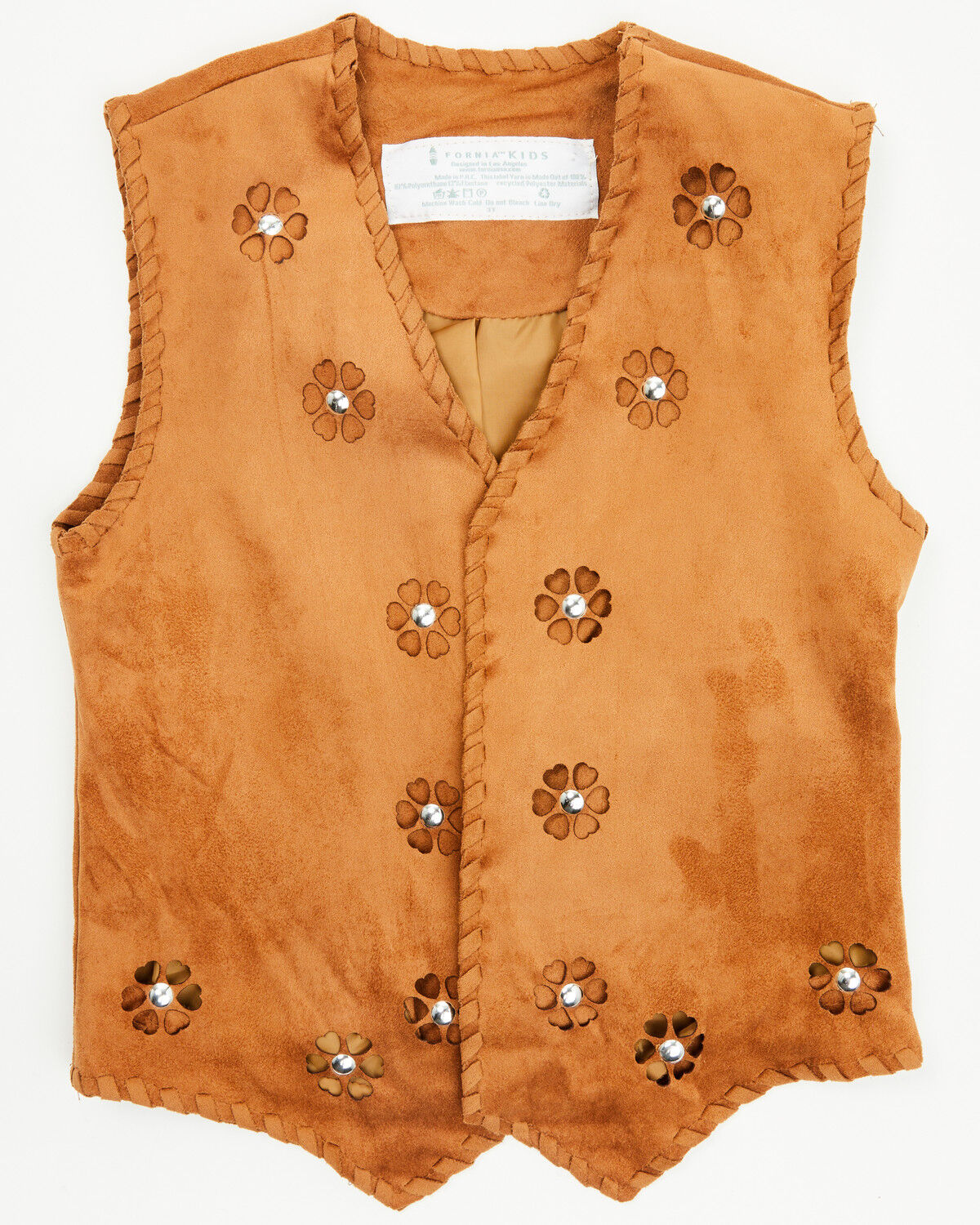 Girls' Fornia Toddler Studded Floral Vest