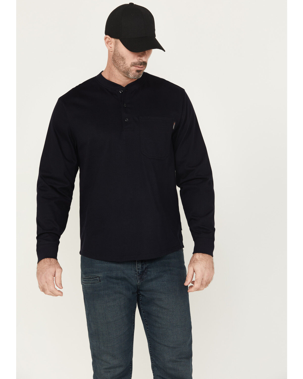 Men's Hawx FR Long Sleeve Pocket Henley