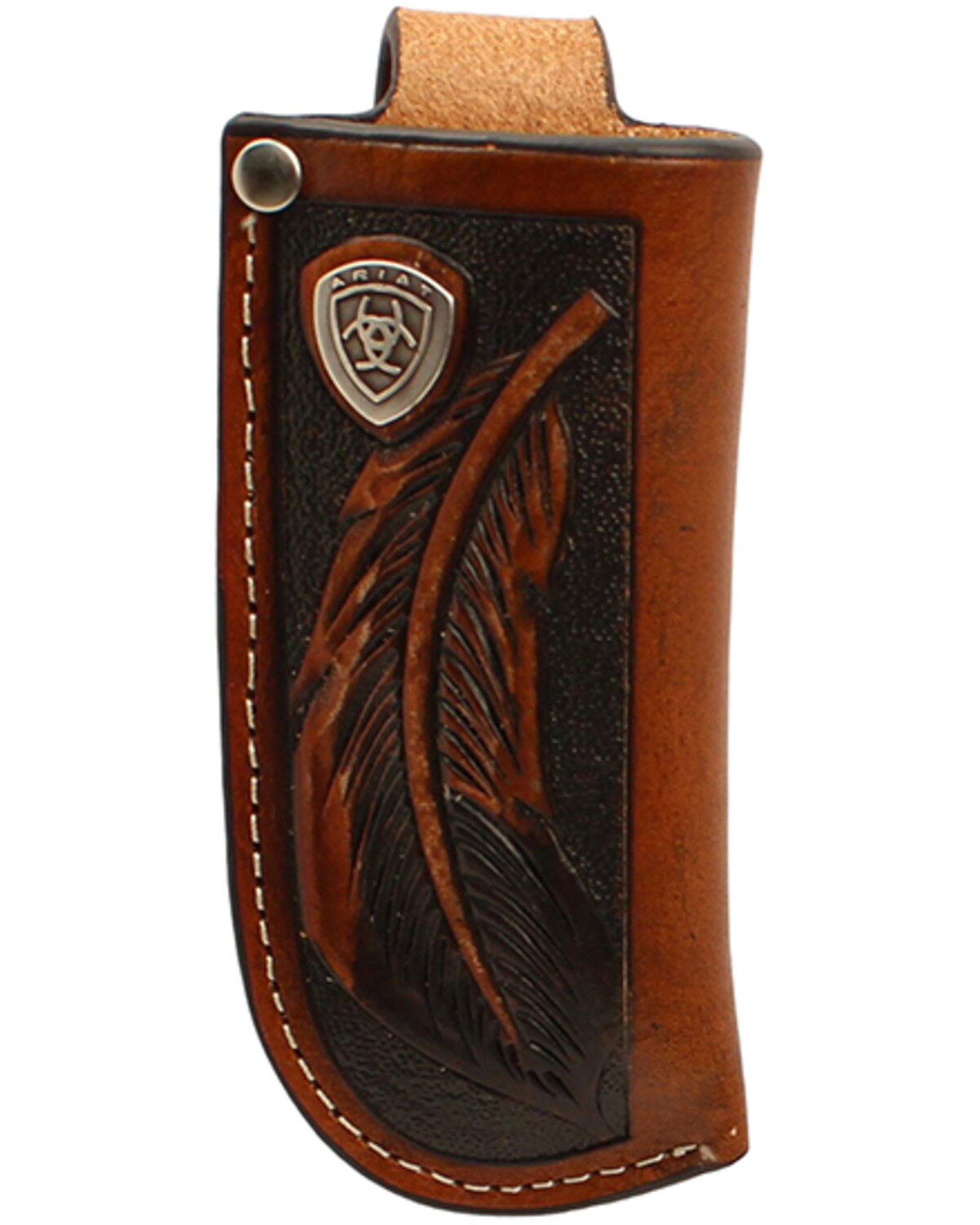Men's Ariat Feather Embossed Knife Sheath