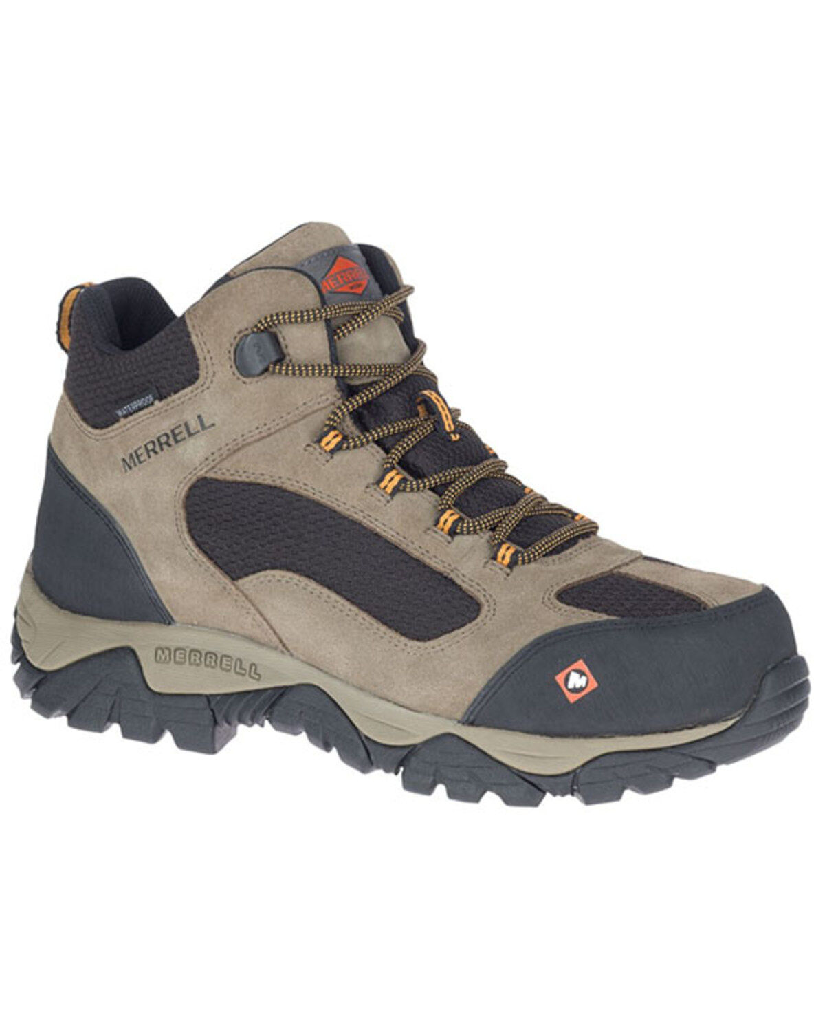 Men's Merrell MOAB Onset Waterproof Work Boots - Composite Toe