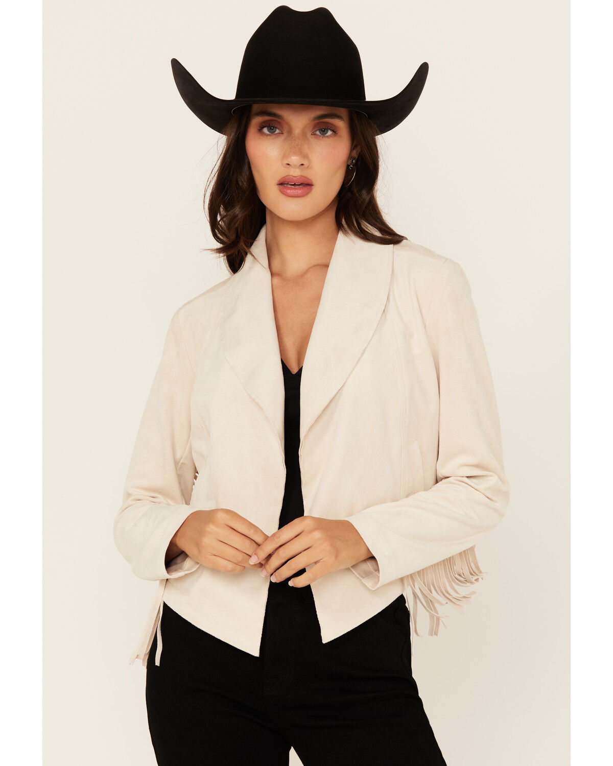 Women's Shyanne Faux Suede Fringe Jacket
