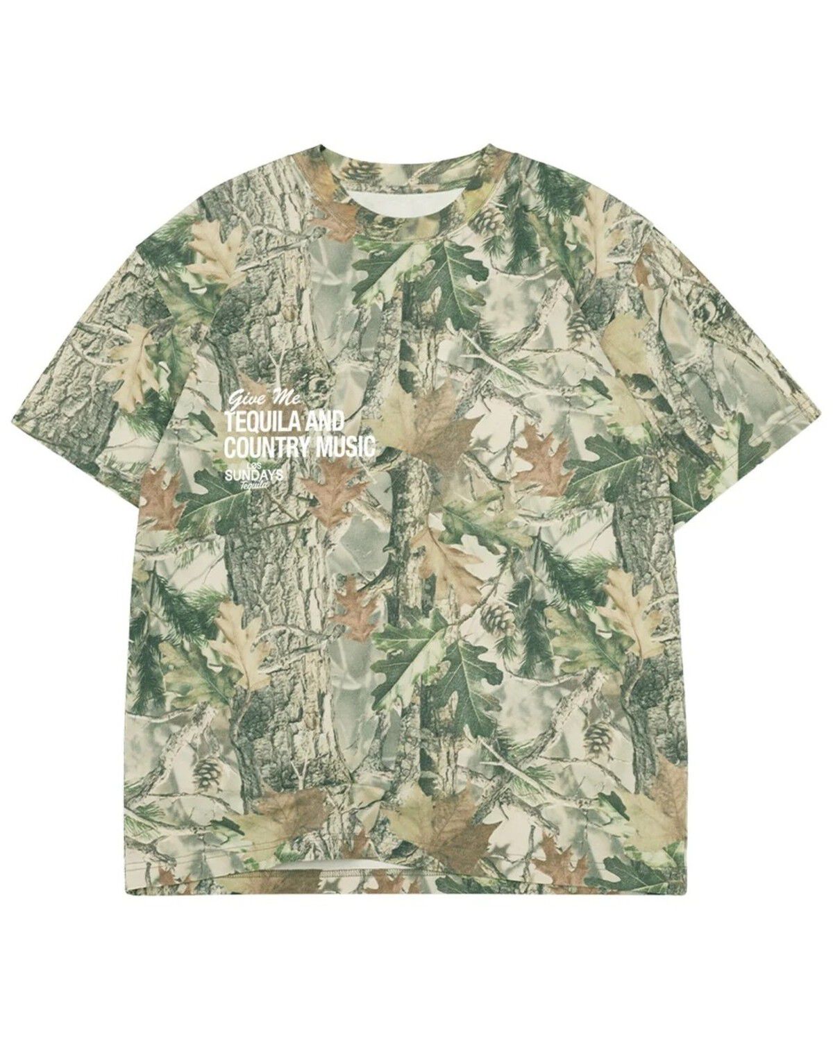 Women's Los Sundays Camo Tequila Short Sleeve Graphic Tee