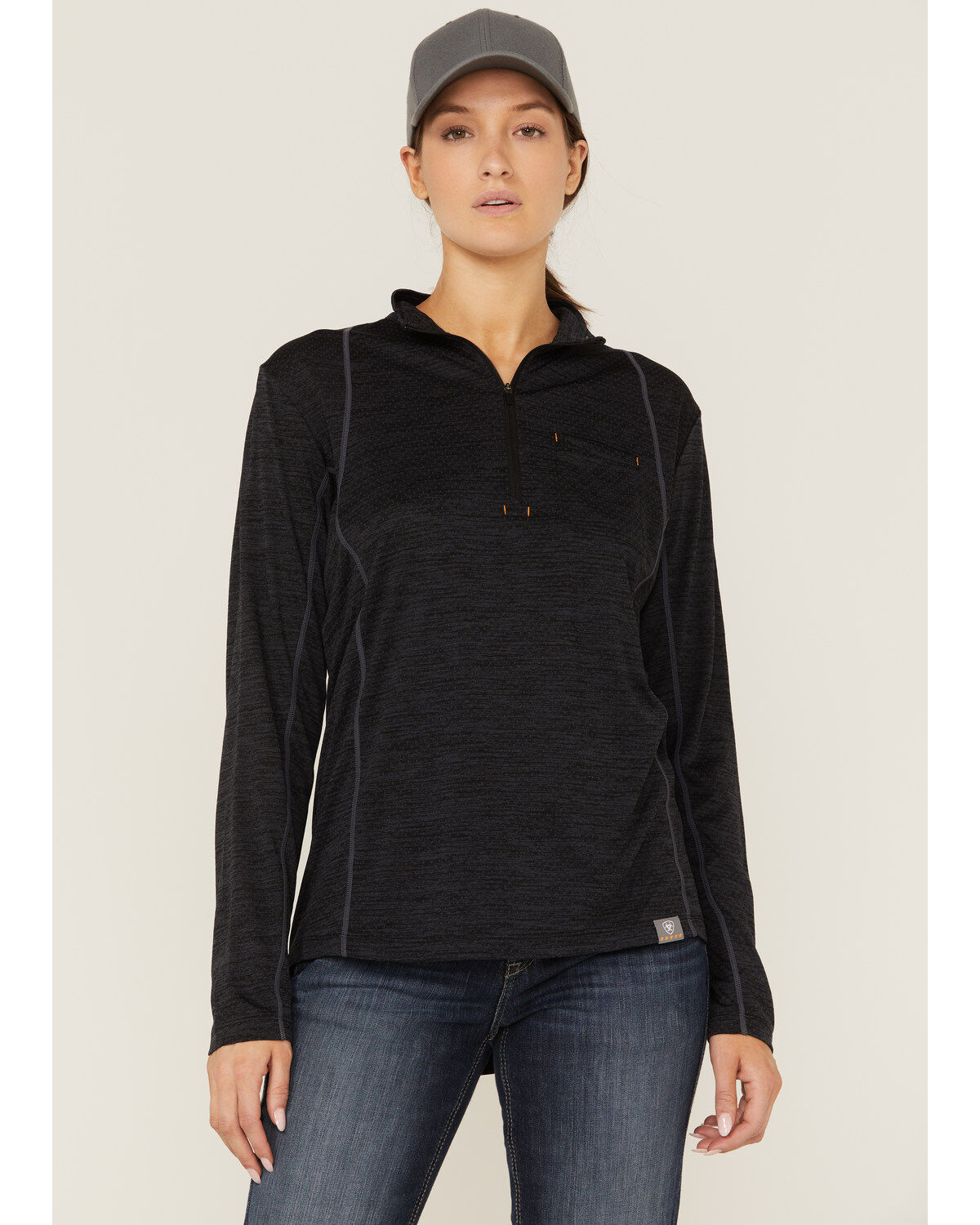 Women's Ariat Rebar Revolt 1/2 Zip Work Pullover